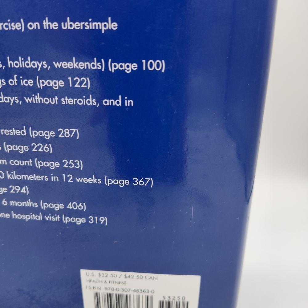 The 4-Hour Body by Timothy Ferriss - Blue Cover UNBROKEN SPINE - Picture 4 of 4